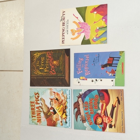 Scholastic Misc. Authors Fairy Tale Fictional Lot of 5 Paperback Books - Used - Picture 1 of 10
